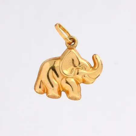 Elefantti-riipus, leveys 15mm, 585,  Paino: 0,6 g