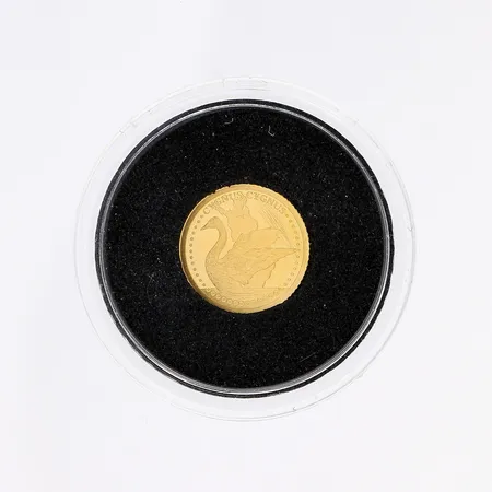 Kultaraha, 5 dollaria, Laulujoutsen, 999, Paino: 0,5 g