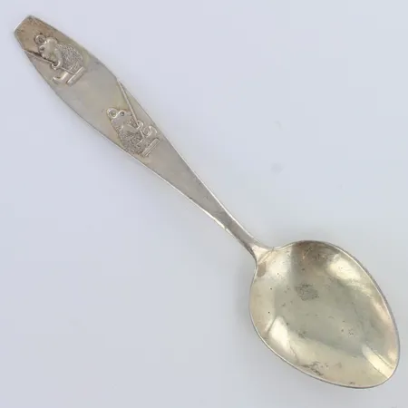 Kummilusikka, kaiverrettu, pituus 149mm, 813h,  Paino: 23,8 g