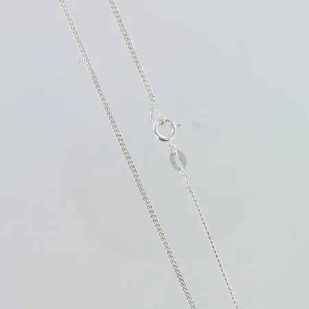 Panssarikaulaketju, pituus 50cm, käytön jälkiä, 925,  Paino: 2,6 g