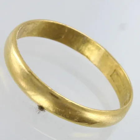 Sileä sormus, kaiverrettu, käytön jälkiä, koko 18½, 875,  Paino: 2,9 g