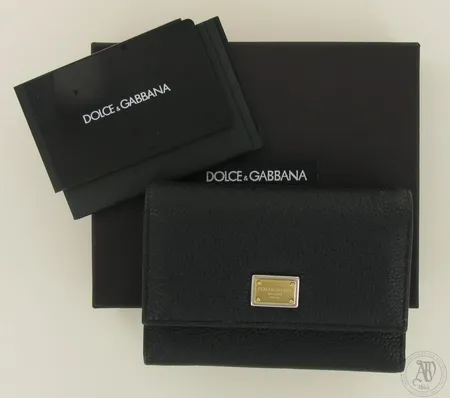 Lompakko Dolce & Gappana, Flap Wallet, aitoustodistus ja laatikko.