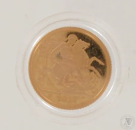 Kultaraha ½ puntaa, Queen Elisabeth II, 2018, 917,  Paino: 4 g