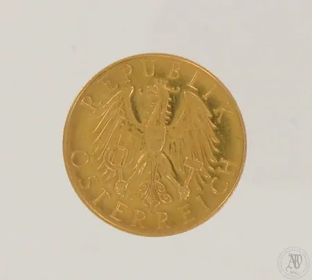 Kultaraha 25 shillinki 1926, Itävalta, 900,  Paino: 5,9 g
