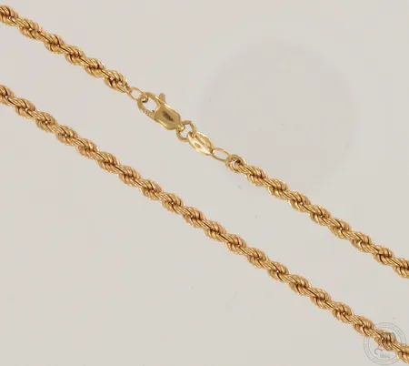 Cordell-kaulaketju, pituus 45,5cm, leveys 3mm, 585,  Paino: 5,1 g