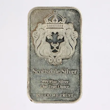 Hopeaharkko, Scottsdale Silver, 999, Paino: 31,9 g