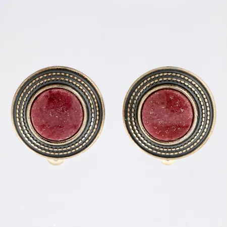 Kivikorvakorut, Kalevala Koru, Ø 18mm, klipsi kiinnitys, 925br,  Paino: 9,1 g
