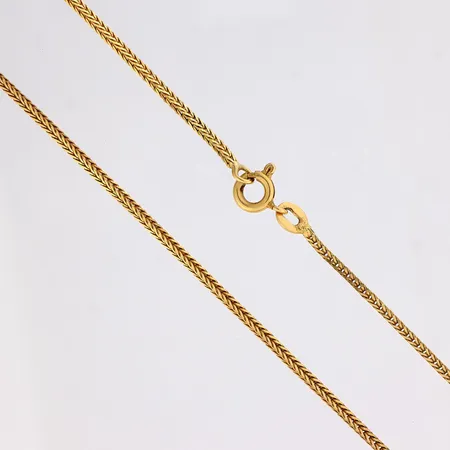 Kaulaketju, pituus 49cm, leveys 1,3mm, 750,  Paino: 6,6 g