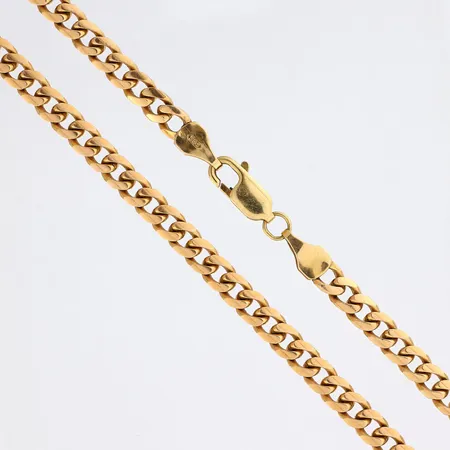 Panssarikaulaketju, pituus 51cm, leveys 4,0mm, 585,  Paino: 21,3 g