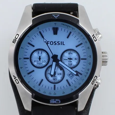 Rannekello Fossil, Coachman, CH2564, Ø 45 mm, Quartz, nahkaranneke