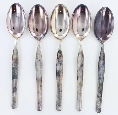 Viisi ruokalusikkaa, Design Tapio Wirkkala, pituus 180mm, 916,  Paino: 201,3 g