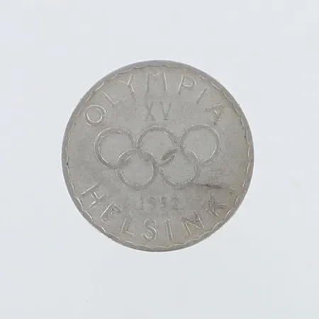 Juhlaraha, Suomi, Olympia XV Helsinki 1952, nimellisarvo 500mk, 500,  Paino: 11,7 g