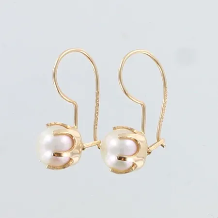 Helmikorvakorut, korkeus 20mm, 585br,  Paino: 2,2 g