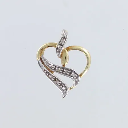 Timanttiriipus 10xn.0.005ct, korkeus 15mm, 585,  Paino: 1 g