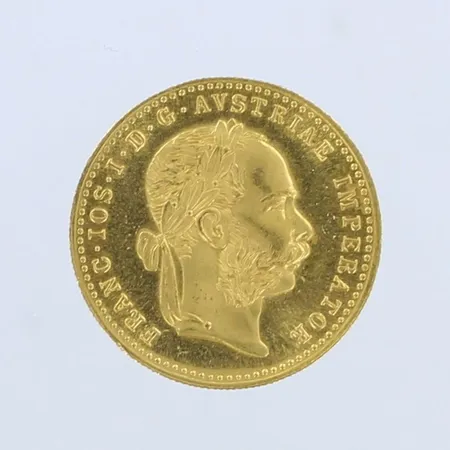 Kultaraha, 1 Ducat - Franz Joseph I, 1915, 986,  Paino: 3,5 g