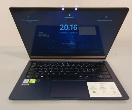 Kannettava tietokone Asus Zenbook 14 UX433FN-A6096T, laturi, kuitti (17.06.2019), suojalaukku