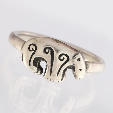 Sormus, Kalevala Koru, Kalevankarhu, koko 17, 925,  Paino: 2,9 g