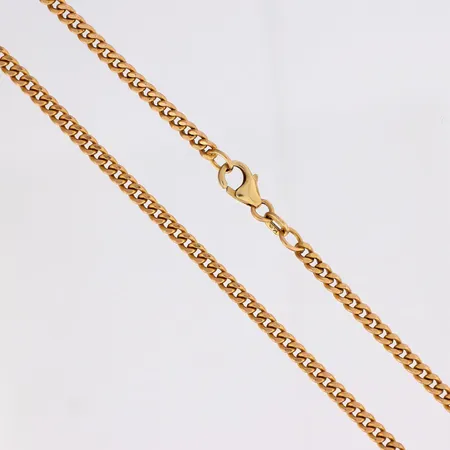 Panssarikaulaketju, pituus 50cm, leveys 2,6mm, 585,  Paino: 5,8 g