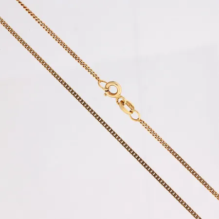 Panssarikaulaketju, pituus 46cm, leveys 1,3mm, 585,  Paino: 2,9 g