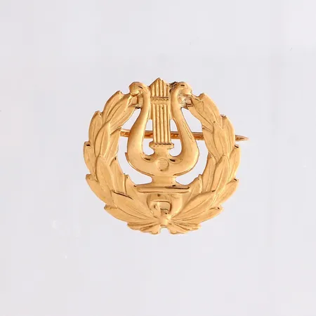 Lyyrarintaneula, Ø 16mm, 585,  Paino: 1,3 g
