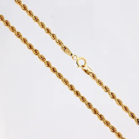 Cordell-kaulaketju, pituus 45cm, leveys 2,5mm, 585,  Paino: 3,3 g