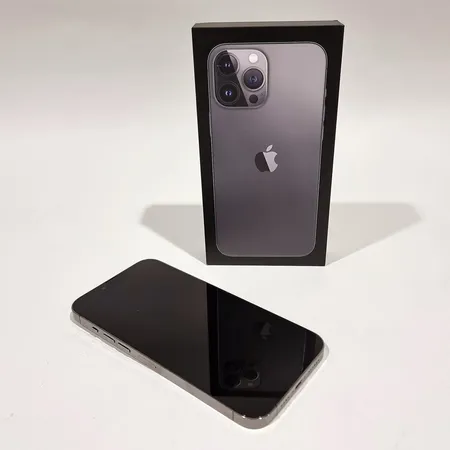 Älypuhelin, Apple Iphone 13 Pro Max 5G, 512GB, Graphite, lasissa pieniä käytön jälkiä, MLLF3QN/A, laatikko, lataus kaapeli ja ostokuitti