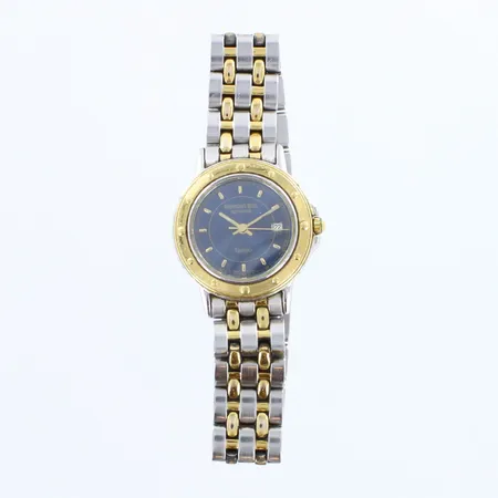 Teräsrannekello Raymond Weil Tango, quartz, ref 5360 S:N Z714629, patteri loppunut, käytön jälkiä, rungon Ø28mm, rannekeen pituus 165mm,