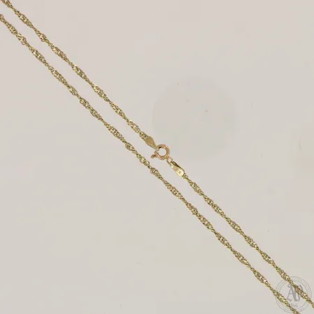 Singapore-kaulaketju, pituus 51,5cm, 585,  Paino: 4,2 g