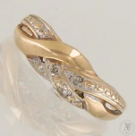 Timanttisormus 3xn.0.005ct, 17¼, 585,  Paino: 2 g