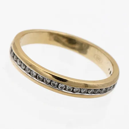 Timanttisormus 24xn.0.005ct, koko 15¼, 585,  Paino: 1,6 g