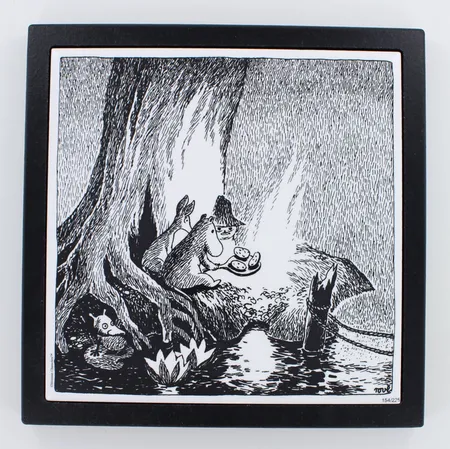 Muumitaulu /laatta, mitat 16,5x16,5cm, 154/225
