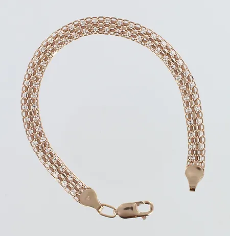 Ranneketju, leveys 6mm, pituus 185mm, 585,  Paino: 4,2 g