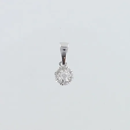 Timanttiriipus, 8xn.0.002ct 1xn.0.01ct, korkeus 10mm, 375 valkokulta,  Paino: 0,3 g