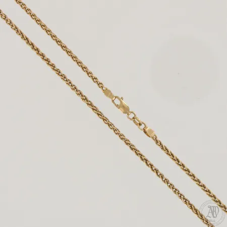 Wheat-kaulaketju, pituus 46,5cm, 585,  Paino: 10,7 g