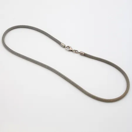 Kaulaketju, pituus 46cm, leveys 3,2mm, 925,  Paino: 13,8 g