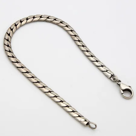 Panssariranneketju, pituus 200mm, leveys 4,5mm, 925,  Paino: 11 g