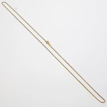 Venetsia-kaulaketju, pituus 60cm, leveys 0,7mm, 585,  Paino: 2,7 g