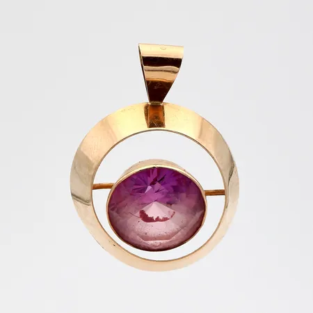 Kiviriipus, vääntynyt, korkeus 33mm, 585br,  Paino: 5 g