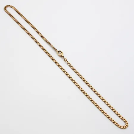 Panssarikaulaketju, pituus 51,5cm, leveys 3,5mm, 585,  Paino: 22,7 g