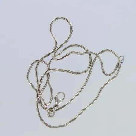 Käärme-kaulaketju, pituus 44cm, 925,  Paino: 4,5 g