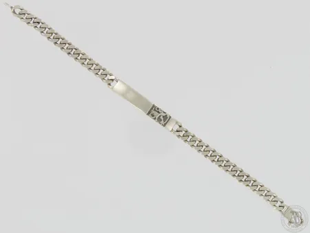 Panssariranneketju Leijona-laatalla, ketjun pituus 205mm, leveys 7mm, 830,  Paino: 23,6 g
