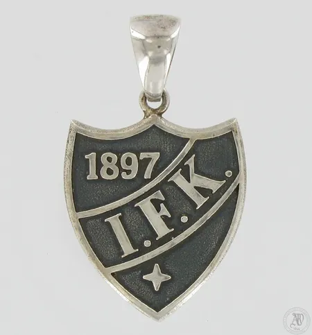 I.F.K 1897 vaakuna-riipus, korkeus 55mm, 925,  Paino: 15,1 g
