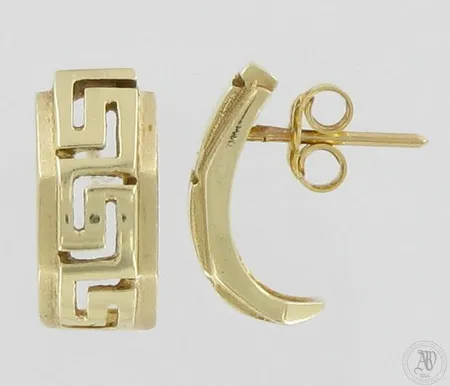 Korvakorut, korkeus 17mm, leveys 8mm, 585,  Paino: 4,7 g
