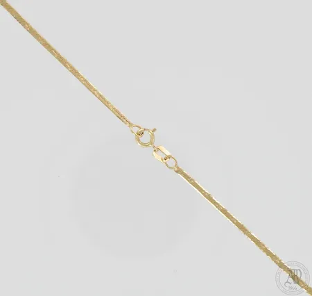 Kaulaketju, pituus 42cm, pieniä käytön jälkiä, 585,  Paino: 1,9 g