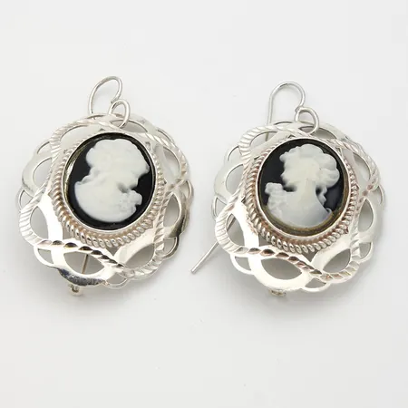 Kivikorvakorut, korkeus 58mm, 925br, Paino: 21,3 g