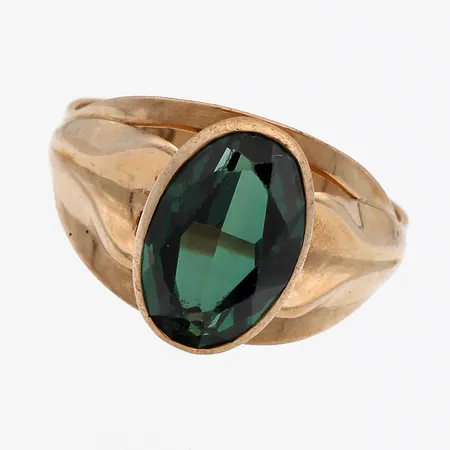 Kivisormus, koko 17½, 585br,  Paino: 2,7 g