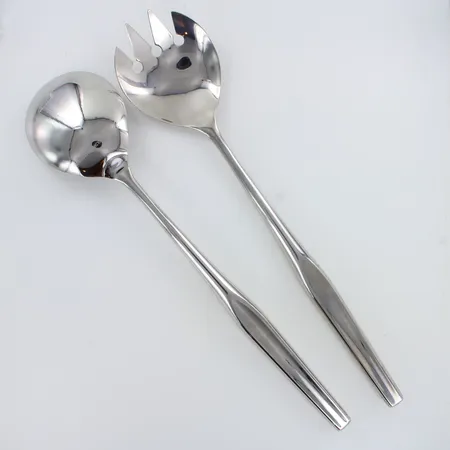 Salaatti-ottimet, pituus 264mm, design Tapio Wirkkala, terästä