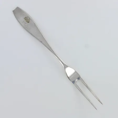 Leikkele-haarukka, Matta, kaiverrettu, pituus 171mm, 813h,  Paino: 27,7 g