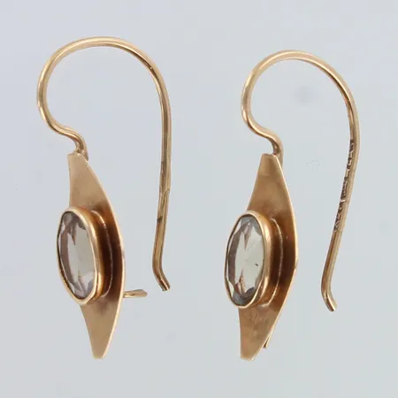 Kivikorvakorut, korkeus 25mm, 585br,  Paino: 1,7 g
