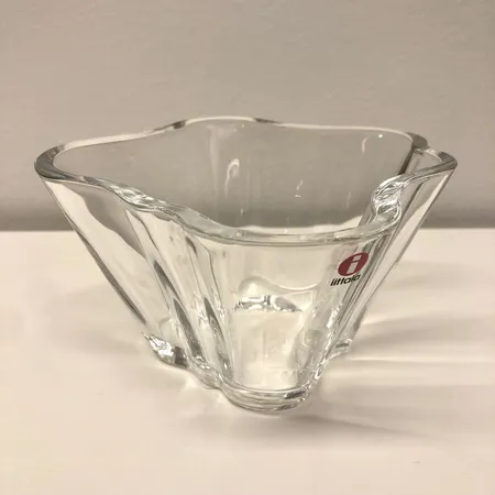 Aalto-Kulho, design Alvar Aalto, Iittala, korkeus 75mm, kirkas